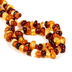 Бусы &quot;Галька&quot; из Янтаря