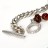Комплект браслет и серьги &quot;Шарм&quot;  Янтарь/жемчуг купить в Новосибирске