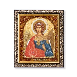 Икона св. Архангел Михаил, янтарь