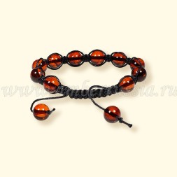 Браслет &quot;Шамбола&quot; из Янтаря П