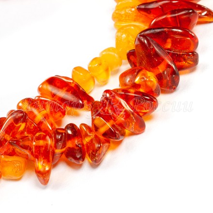 Бусы &quot;Галька&quot; из Янтаря купить