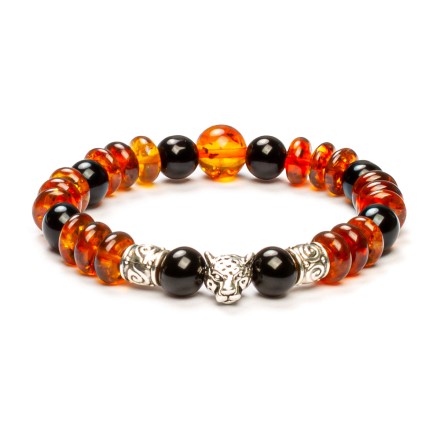 Браслет &quot;Тигр&quot; Фантазия, Янтарь купить