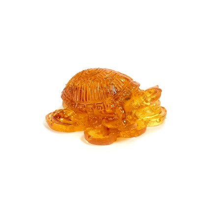 Фигурка &quot;Черепаха на монетах&quot; из Янтаря и эпоксидной смолы купить