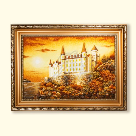 Картина Замок 3 Д, Янтарь купить